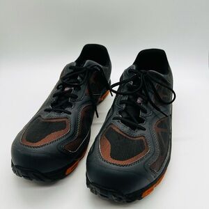 Red Wing Shoes Black and Orange Size 14D Steel Toe Work Shoes 6338